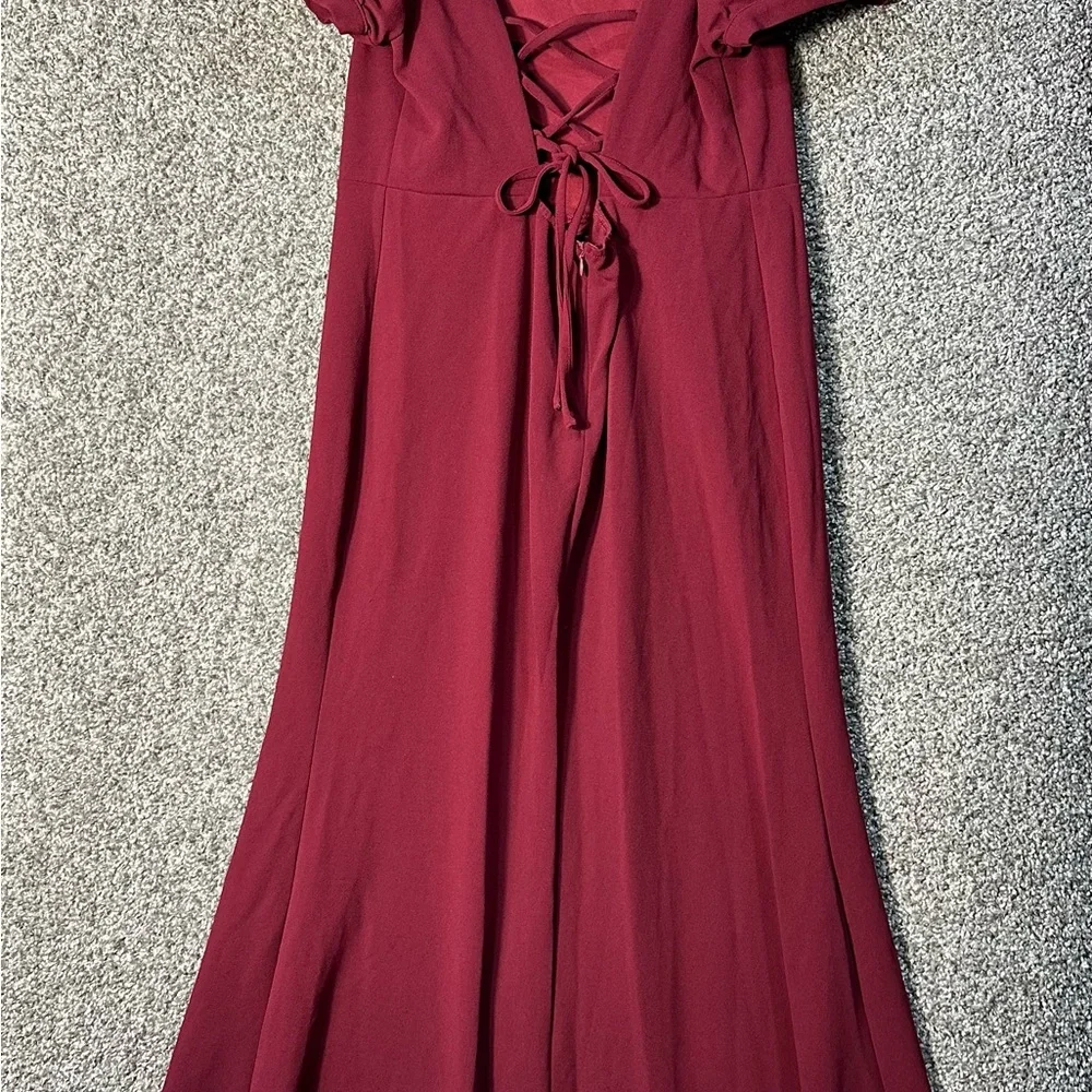 NWT women’s square neck empire waist elegant gown SZ 3XL - Picture 6 of 9